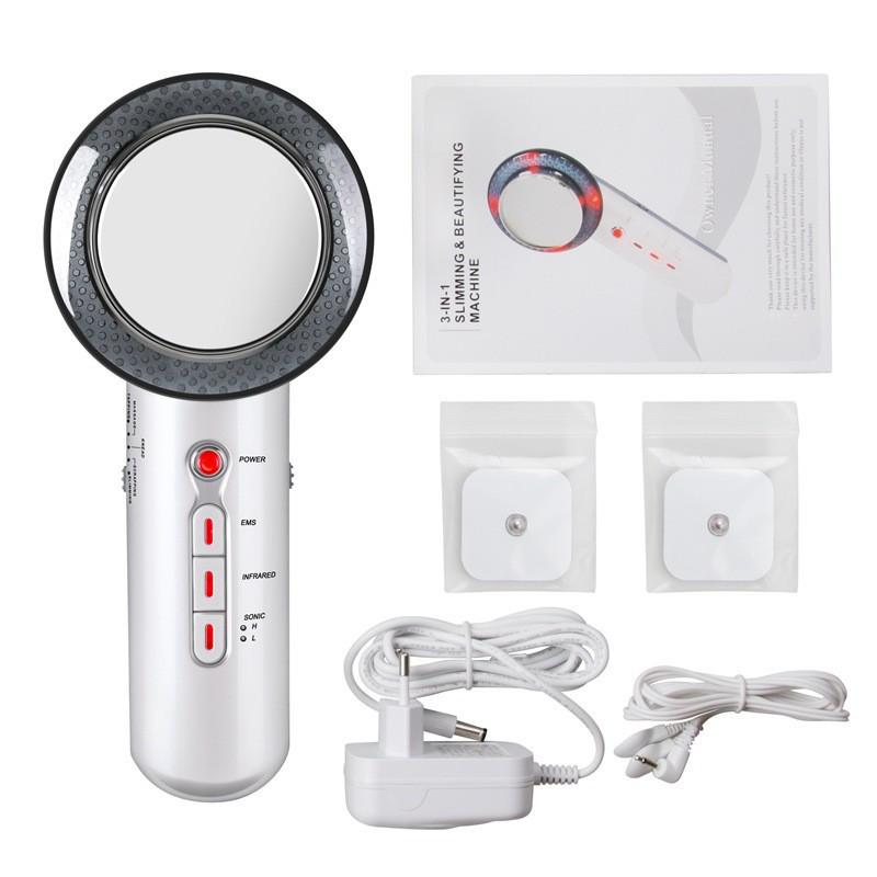 Cross-border 3-in-1 Slimming Instrument: 40k Cavitation, EMS Microcurrent, Ultrasonic Beauty Device for Home Use