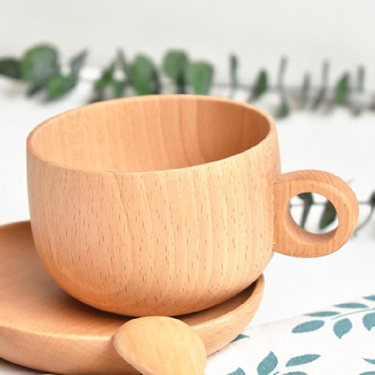 Holzmilchbecher Küchenwasserbecher Outdoor-Teereisebecher Perfekte Geschenke für Freunde