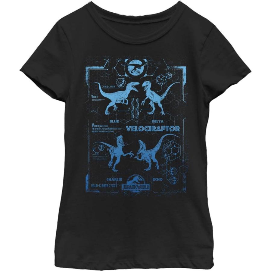

Jurassic World Girl s Raptor Schematic T-shirtT-Shirt XXXXXL різнокольоровий