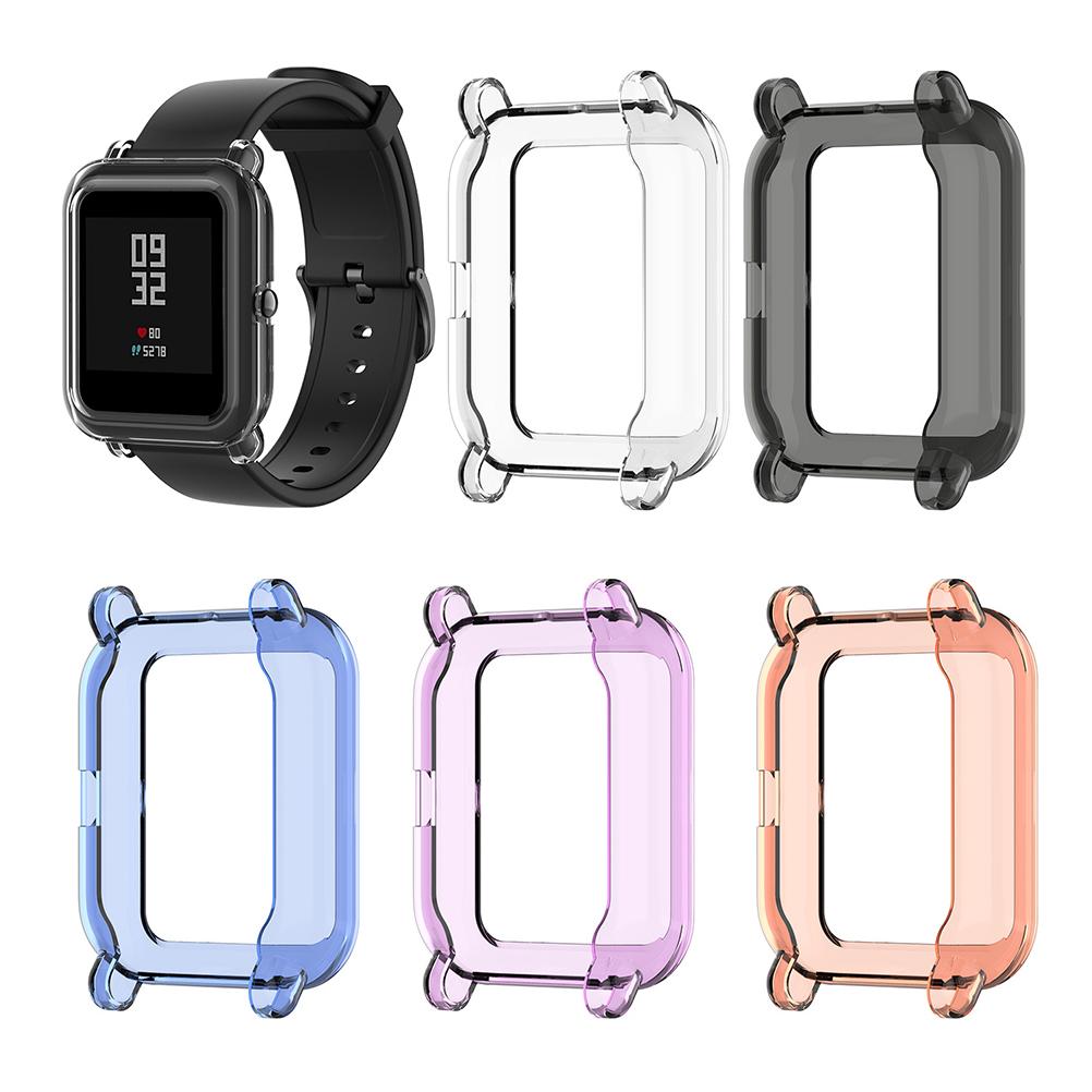 

Smart Watch Clear TUP Protective Case Compatible for AMAZFIT Bip for AMAZFIT Bip S Bip 1S for Amazfit Bip Lite bip Lite белый