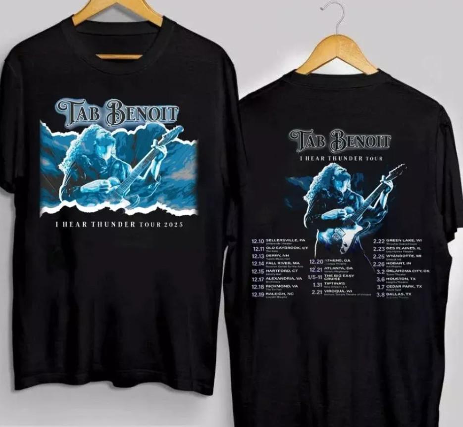 Tab Benoit Tour 2025 Gift For Fan Unisex 2-sides T-shirt HeavyTshirt Unisex T-Shirt XL