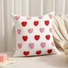 Valentine's Day Embroidered Plush Love Heart Cute Three-dimensional Pattern Pillow