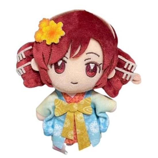 Hushan Chouon Teto Plush Cotton Doll Sakura Kimono Unofficial Fluffy Cute Fun Moe Goods Healing Birthday Present Valentines Day Mini Mascot Souvenir