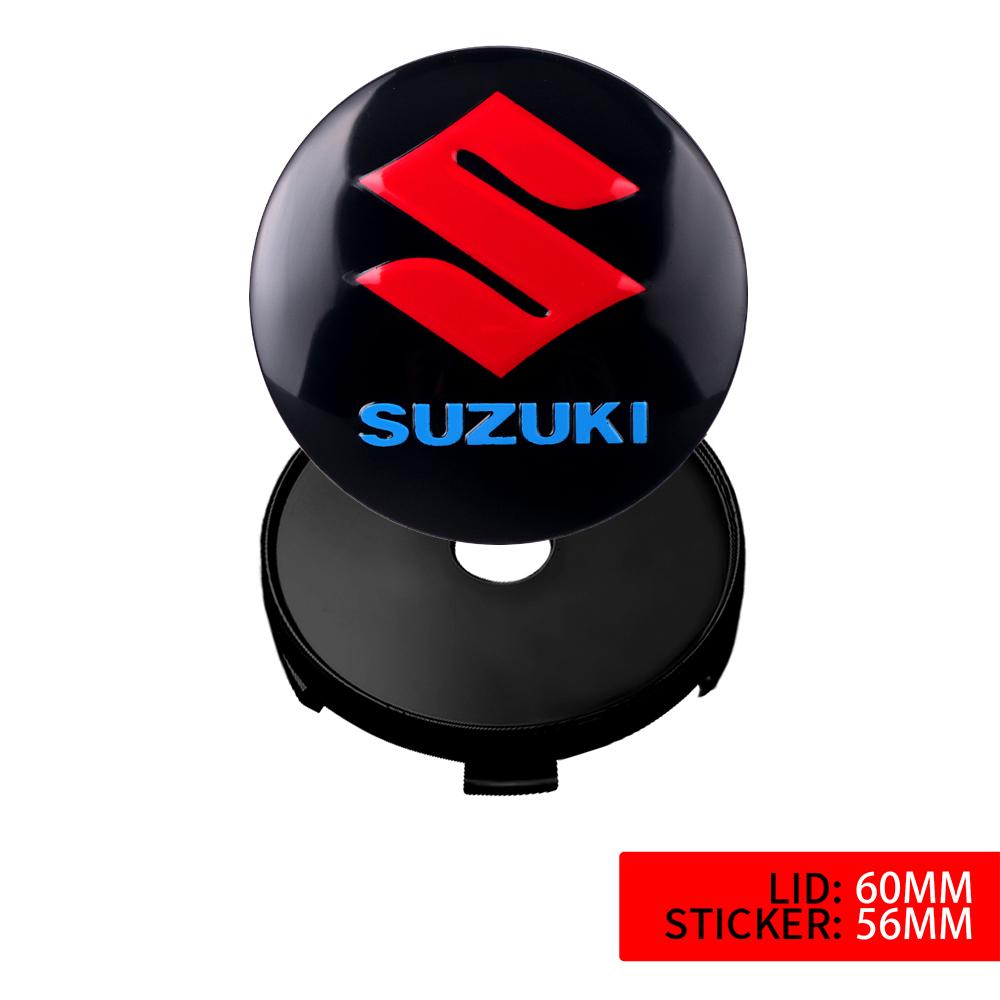 Cache-moyeu de roue de voiture Autocollant Badge Accessoires Auto Pour Suzuki Swift Sport Vitara Jimny SX4 Alto Splash Wagon Baleno