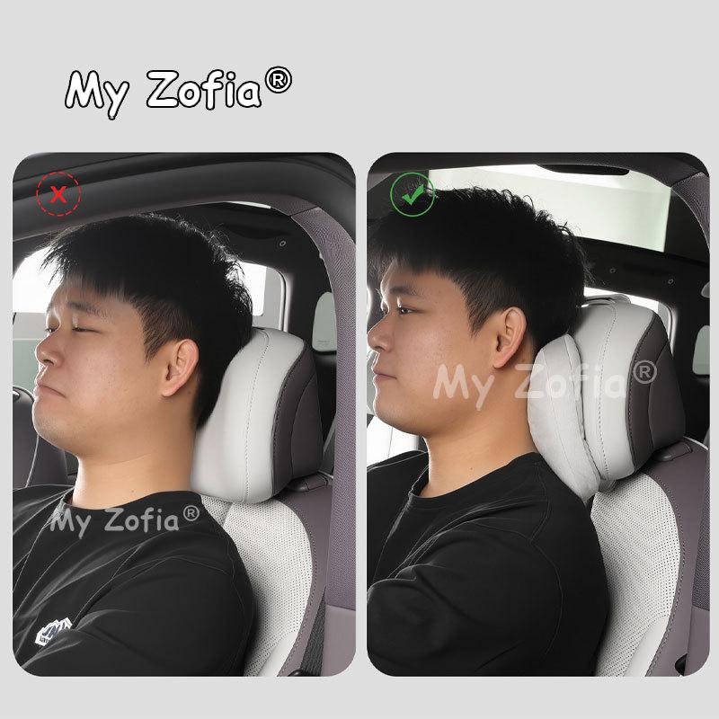 Car Set-Ergonomic Seat Headrest Neck Pillow Protection Breathable Interior Accessories For Changan Qiyuan Nevo A06 2026 2027