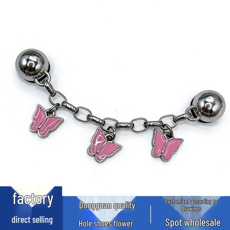 Metal Chain Series Shoe Flower Buckle Accessories