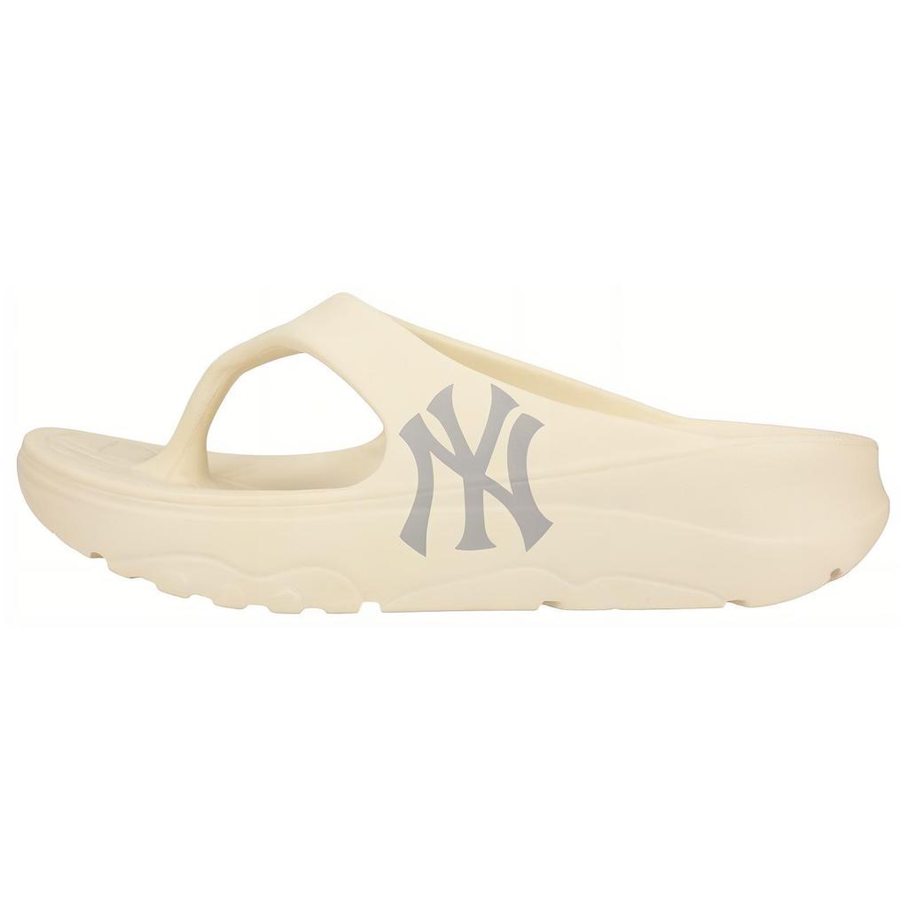 MLB Slipper Graffiti Slip Resistant Slip Resistant Flip Flops Unisex Beige (Unisex) Flip Flops 32SHHW111 50I