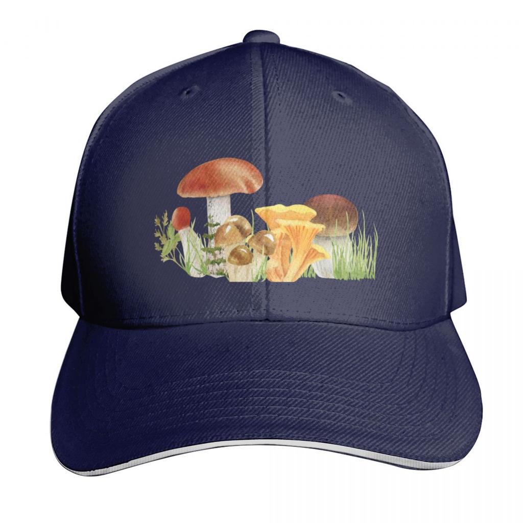 Vintage Mushroom Baseball Cap GentleUnisex Hat Unisexs Big Size Hat New In The Hat Golf For Unisex Womens