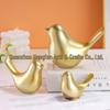 Nordic Golden Resin Bird Decor: Simple Living Room Animal Ornament