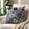 Retro Floral Print Cushion Cover For Pillow Printing Sofa Decoration Home Car Room Coffee Shop Office Nordic Simplicity