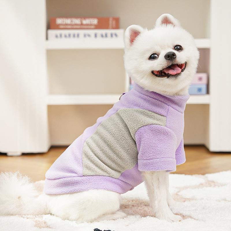 Fleece Lined Thermal Pet Clothing for Dogs and Cats Small Breeds Corgi Autumn Winter Cold Weather Warm Comfortable Active Wear