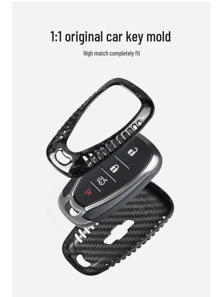 Forged Carbon Fiber Key Case for Chevrolet Camaro Bumblebee