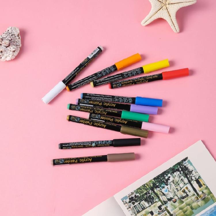 12/36 Color Acrylic Paint Pen Graffiti Pen Acrylic Pen Acrylic Paint Markers