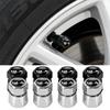 4Pcs Car Tire Valve Caps Metal Wheel Dust Covers Accessories FOR Mercedes Benz AMG W204 W205 W203 W211 W212 W213 W201 W210 W124