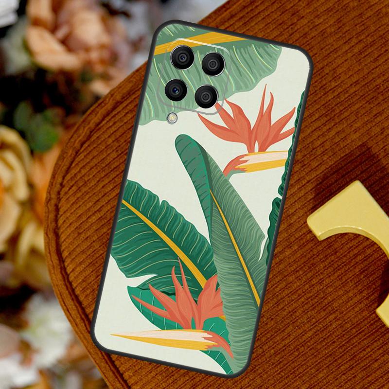 Banana Leaves For Samsung Galaxy M23 M33 M13 M53 M11 M51 M14 M34 M54 M15 M55 M20 M30s M12 M32 M52 Case