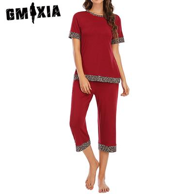 Frühling und Sommer Neue Damen Lockere Homewear Pyjamas Damen Kurzarm Anzug