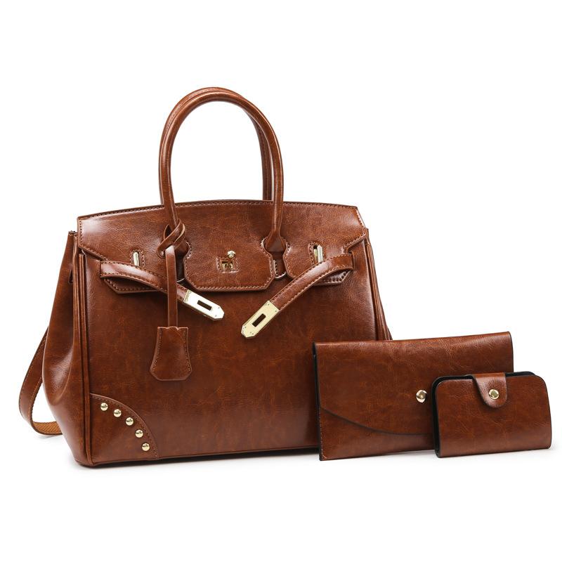 Women's bag new child and mother bag casual shoulder bag commuter portable messenger multi-piece set women's bag