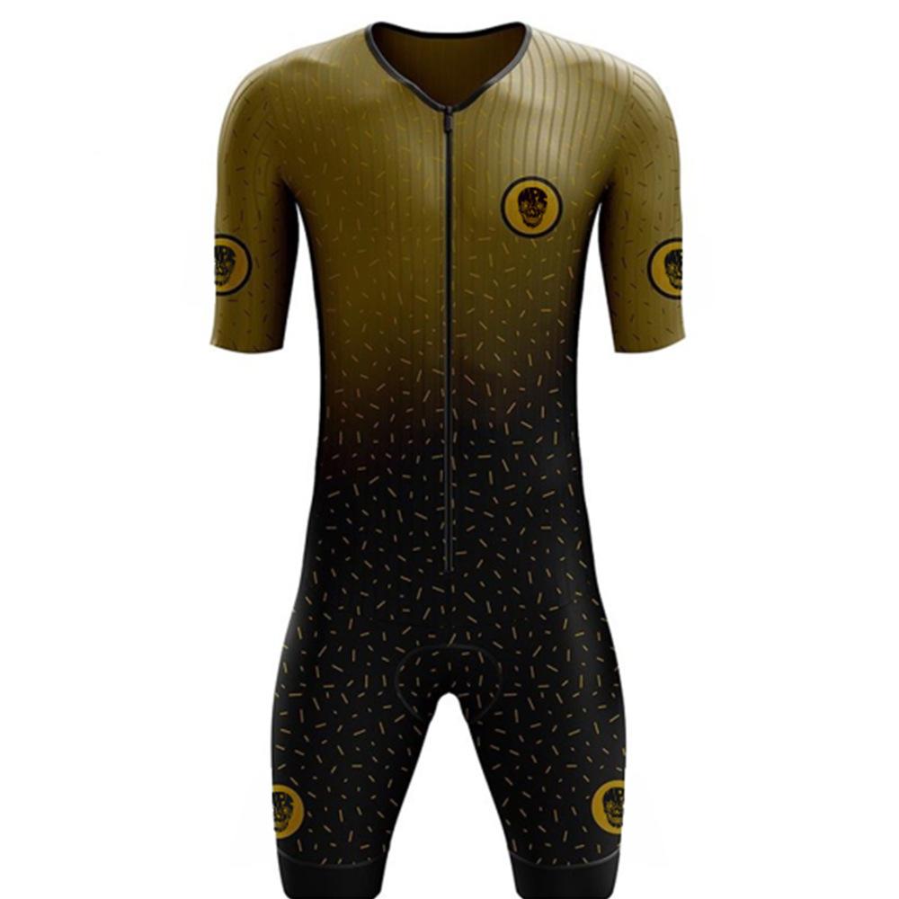 Tuta da Ciclismo Tuta da Triathlon Monopezzo Body Aderente Fantasia Verticale Mountain Bike Bici da Strada Pattinaggio a Rotelle Tuta Traspirante 2026 Set Tuta da Ciclismo Monopezzo