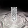 Acrylic Diamond Table Lamp,  USB Rechargeable Crystal Lamp, Bedside Night Light Decorative Bedroom Nightstand Lamp