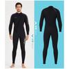 3mm Diving Suit Men's One-piece Thermal Surfing Long-sleeved Cold-proof Snorkeling Swimsuit