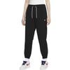 Sportswear Lace-Up Comfortable Cuffed Casual Knit Joggers Women Bottoms Black HQ1573010