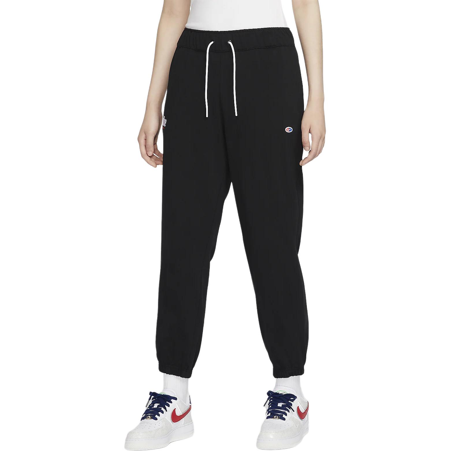 

Nike Sportswear Lace-Up Comfortable Cuffed Casual Knit Joggers Women bottoms Black HQ1573010 XL