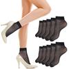10 Pairs Nude Ankle Socks Sheer Socks Women Ankle Summer Breathable Nylon Socks Thin Ankle Stockings For Women