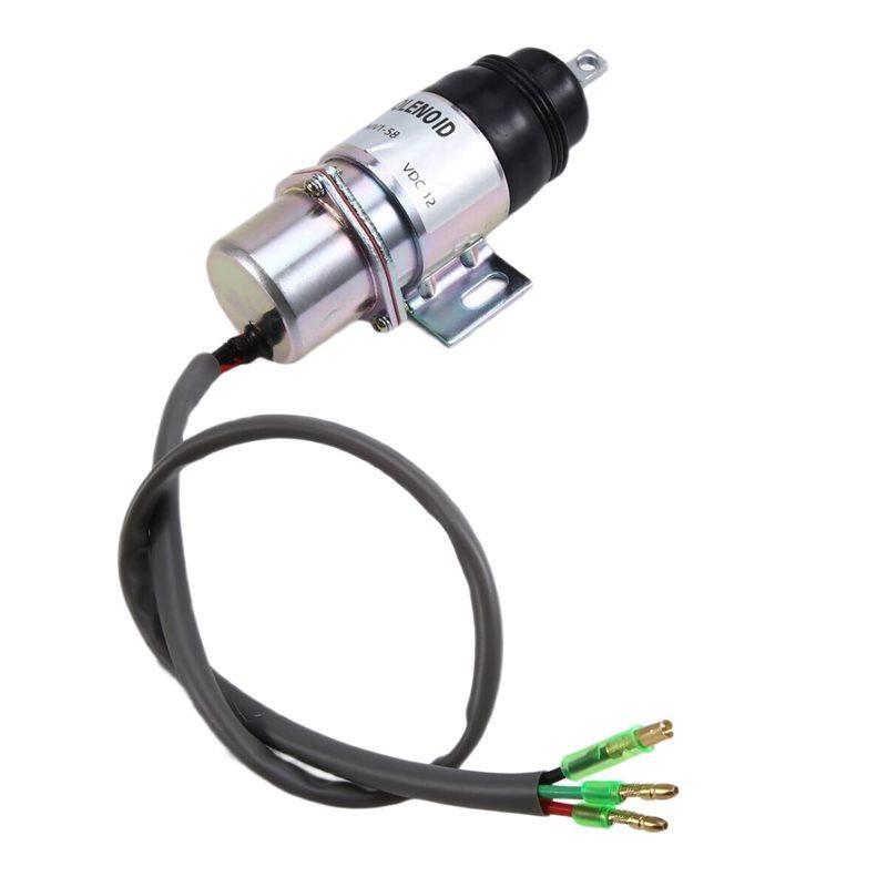 A58X-MV1-58 For Isuzu Engine Compatible 12V Shut Off Solenoid Part Numbers 8-94453341-0 894453-3411 Fits For 3KC1 4JG1