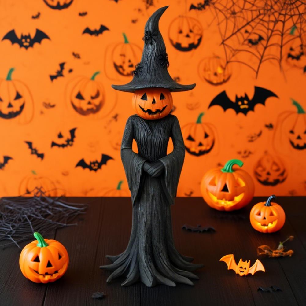 Witch Statue Home Decor Resin Witch Figurine Enchanting Halloween Witch Statues Resin Figurines for Indoor Home Decor