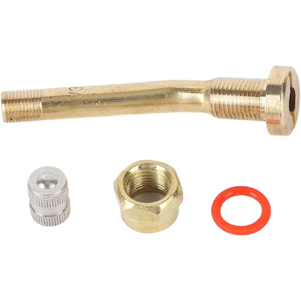 Tire Valve Stems, 20pcs Extension Copper Tire Inflator Nozzle Tire Valve Stem Tool for Light and Heavy Trucks, Trailers, Rvs and Recreational