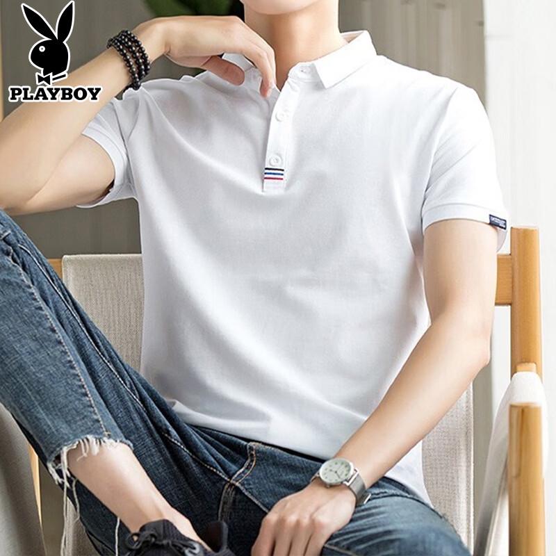 Playboy Men s Breathable Short-Sleeve Polo Shirt 2XL