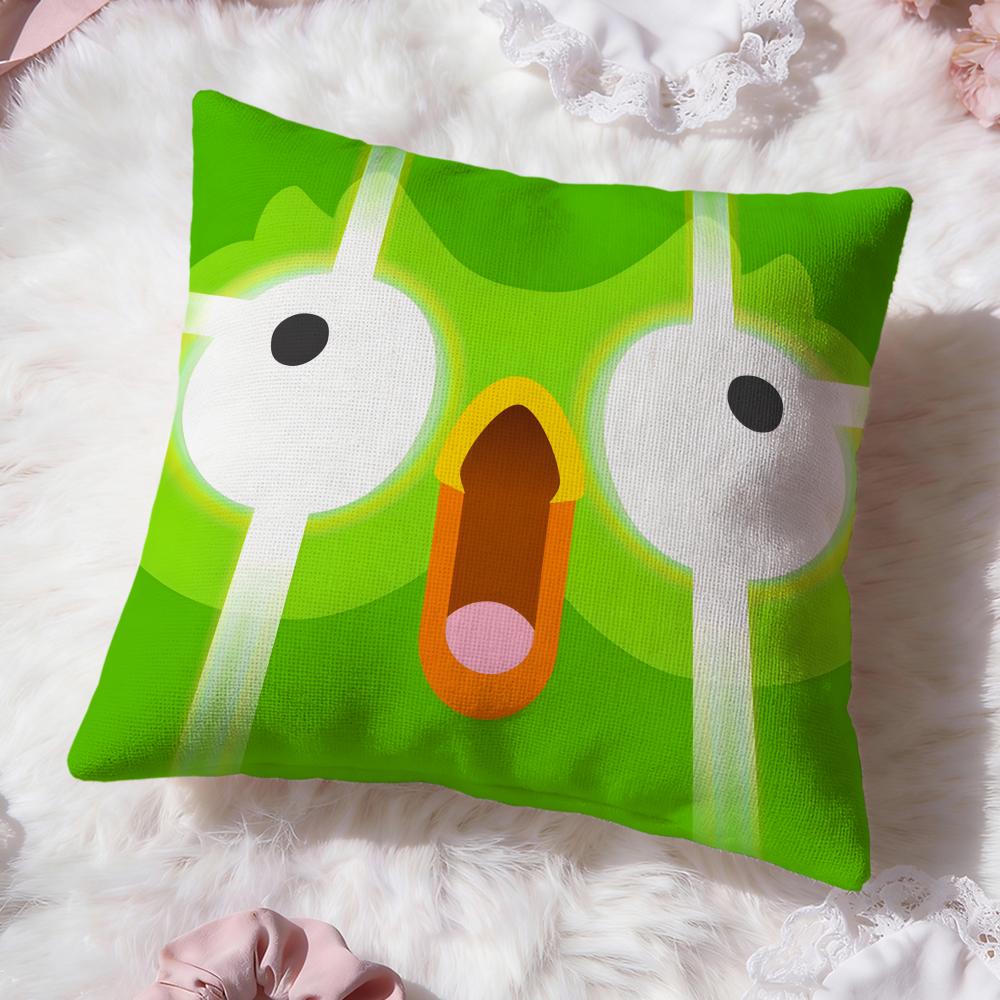 Brand D-DuolingoS Cushion Cover Premium Comfort Reversible Pillow Cove -Two In One Design for Any Room & Car Interior