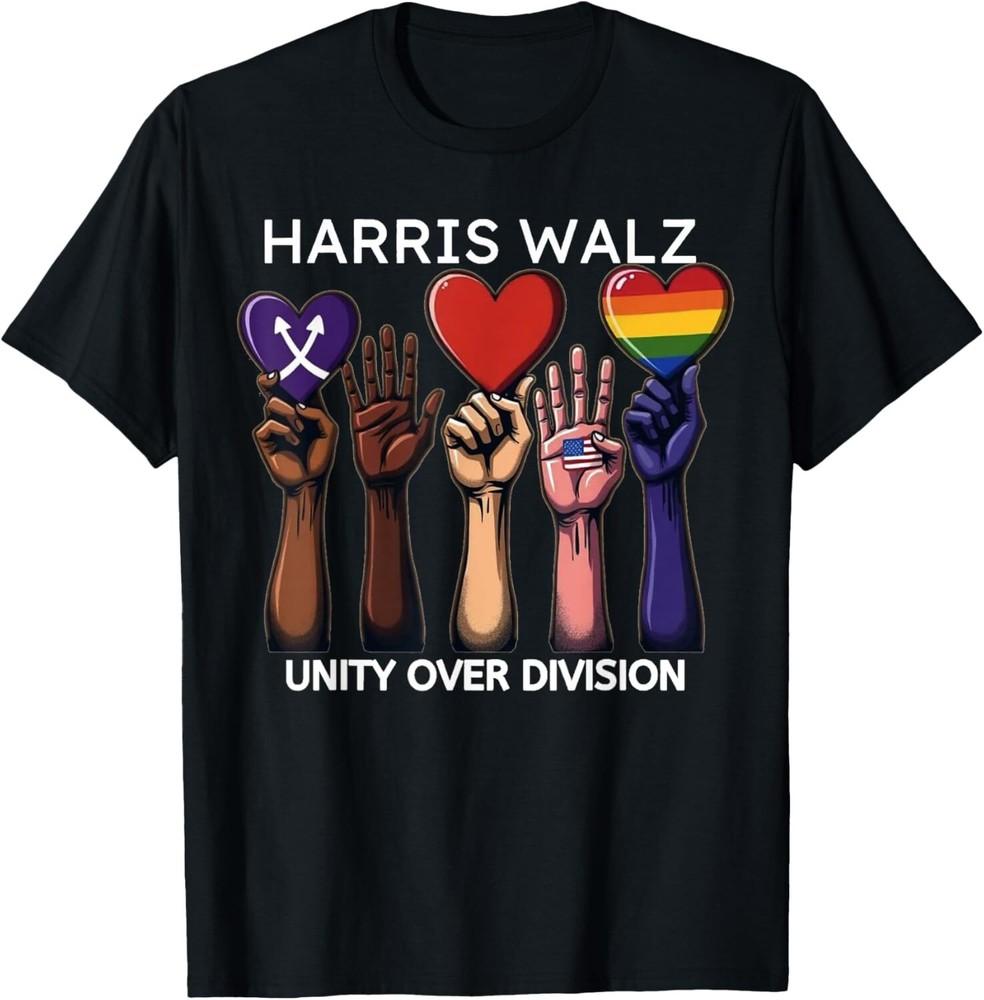 Unity Over Division Harris Waltz T-Shirt Unisex T-Shirt XXXXL