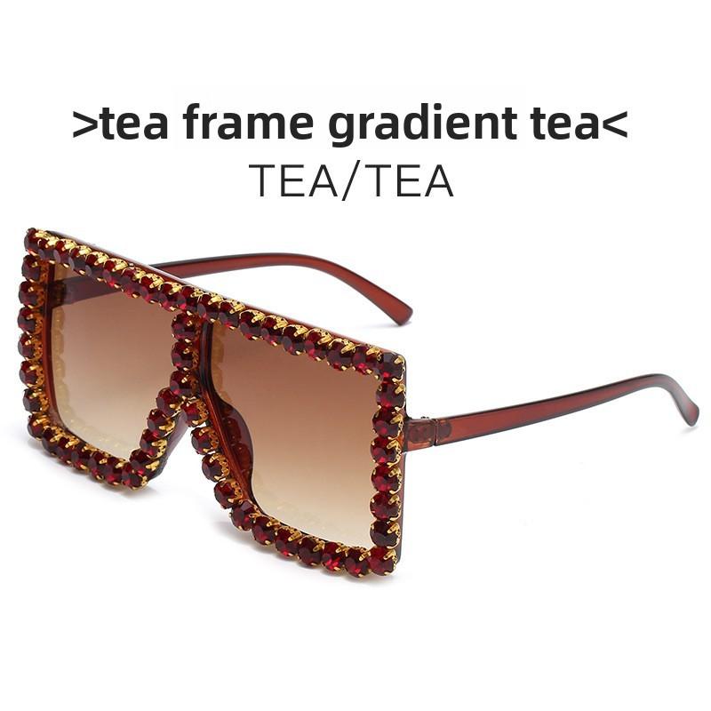 White Frame Square Eyewear With Pc Material For Stylish Outdoor And Stage Performances