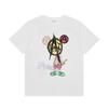 24S grenzüberschreitende Trendmarke Travis Scott Utopia Joint-Album geometrisches Graffiti kurzärmeliges T-Shirt Herren und Damen halblang