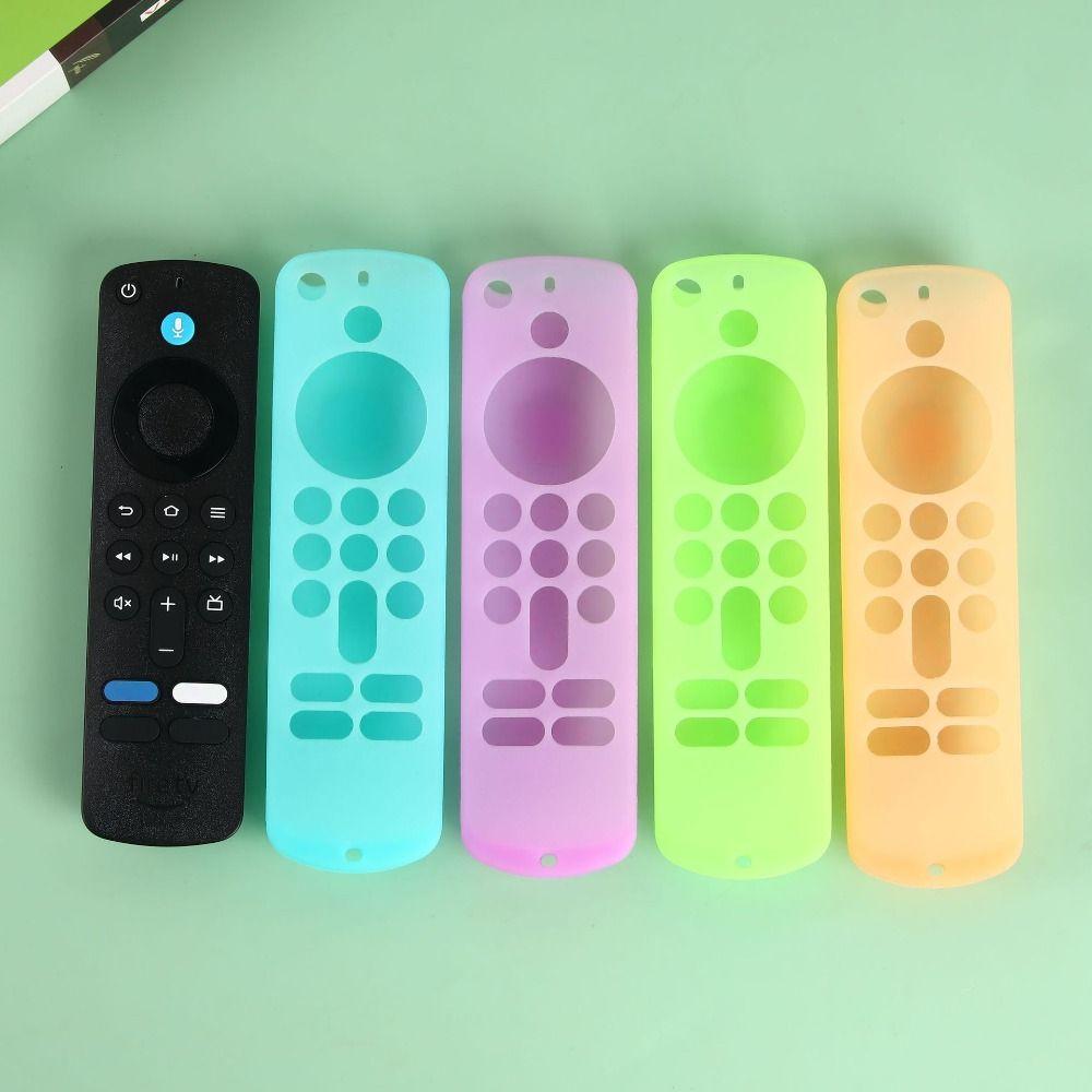 Silicone Protective Case with Lanyard Shockproof Soft Shell Protector for Amazon 2025 Fire TV Stick 4K/HD