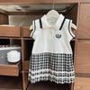 Mädchen Preppy Sommer Koreanisches Prinzessinnenkleid - Stilvolles Babykleid AXB181