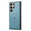 Denior Samsung S25Ultra imitation cowhide pattern sticky leather mobile phone case S24Plus magnetic charging protective case S23