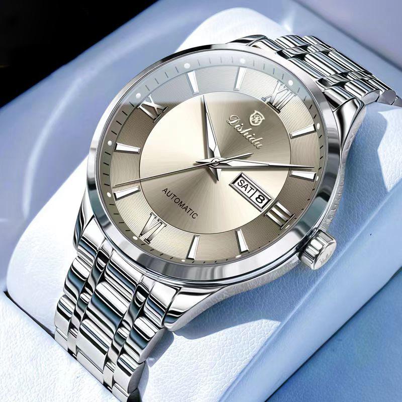Il nuovo orologio meccanico non automatico da uomo impermeabile con calendario luminoso è un successo