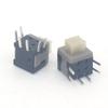 In Stock: 5.8x5.8 and 8.5x8.5 High/Flat Head Self-Locking Button Switch, Non-Locking Option Available
