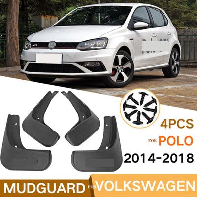 Mein gutes Auto Für VW Volkswagen Polo Mk4 MK5 9N3 6C 6R 2014~2018 Kotflügel Schmutzfänger Klappen Spritzschutz Zubehör 2016 2015