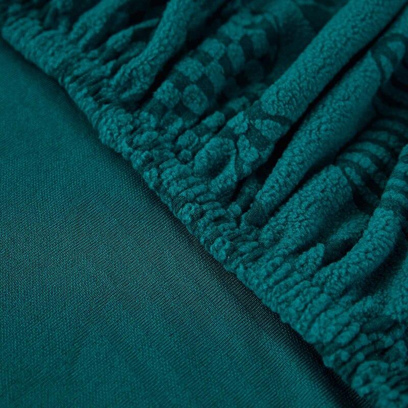 PLUSH husă de pernă de canapea pentru canapea normală canapea în formă de L huse lungi pentru decorarea casei cu flori jacquard stretch
