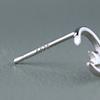 Cercei Stea si Luna 925 Sterling Silver Earrings, Star and Moon Design, Includes Jewelry Box, Silver