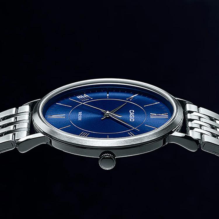 Casio Men Standard Series Blue Watch MTP-B110D-2AV MTP-B110D-2AV