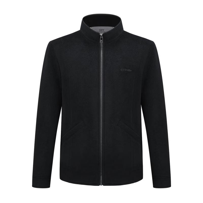 Goldlion Men s Lambswool Cashmere Blend Stand-Collar Jacket M