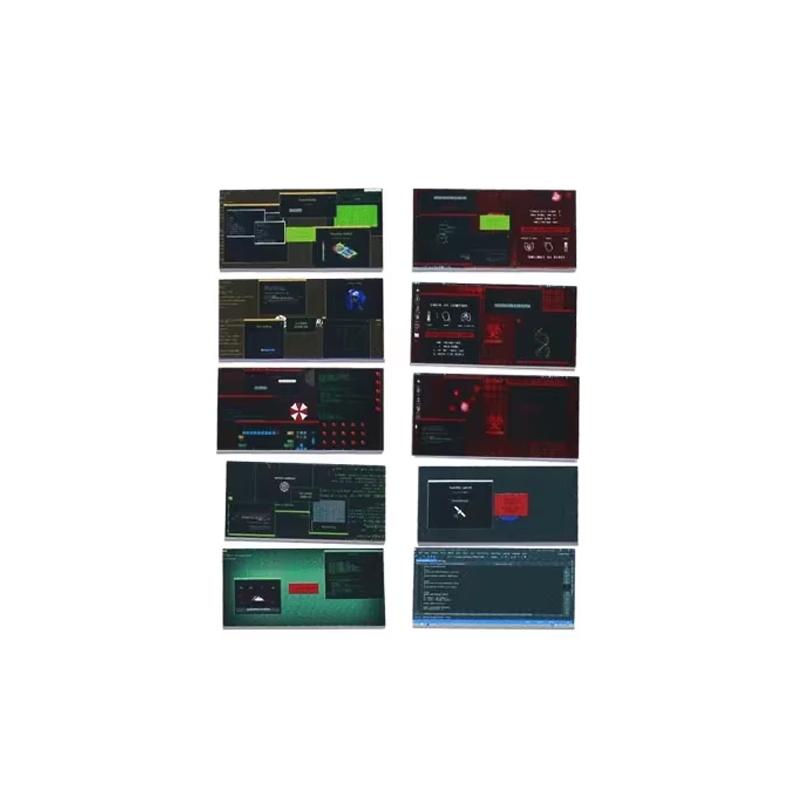 Scene Model Printing Accessories Building Blocks Dashboard Screen Keyboard Mouse Control Buttons Mini Compatible Brick Toy N08