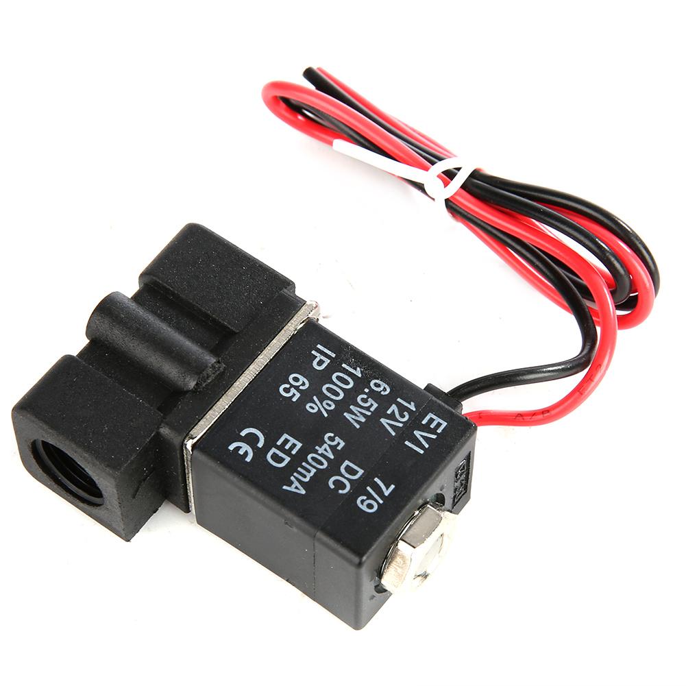 14" NPT 2 Way Plastic Electric Solenoid Valve NC Normally Closed DC12V