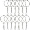 25mm Key Ring with 4-Section Twist Chain, Available In Packs of 50 or 100