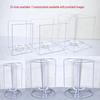 Handmade Woven Iron Frame Desk Lamp & Chandelier Base with Square E27 Resin Feature
