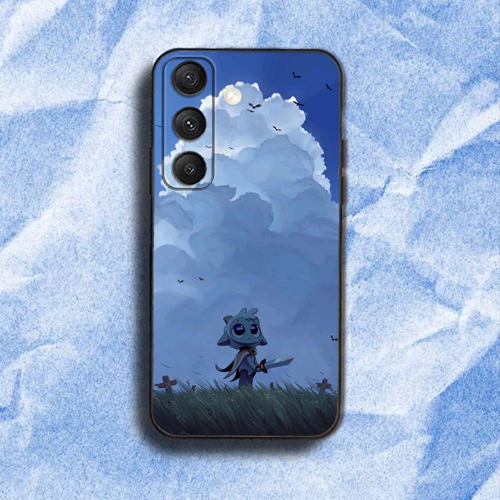 Cult of the L-Lamb Phone Case For Samsung S 25,24,23,22,30,21,10,9,Ultra,Plus,Lite,FE,4,5G Black Soft Case